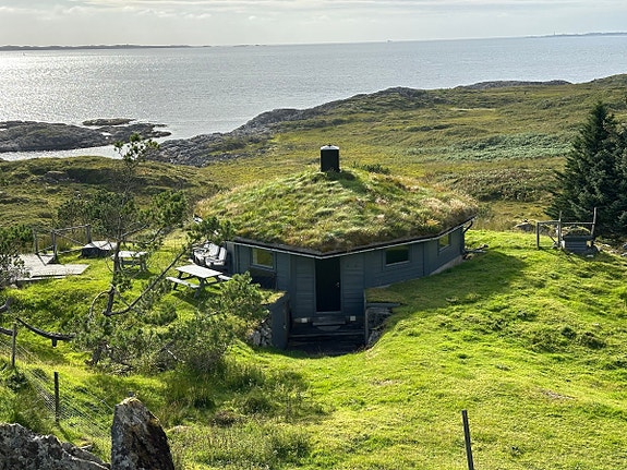 Ikke behov for dronefoto med slik utsikt fra landjorden!