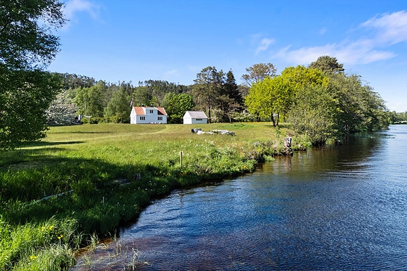 Velkommen til denne sjarmerende boligen i Daleveien 123 på Buøya, presentert av Eiendomsmegler 1. Foto: Morten Fasseland.