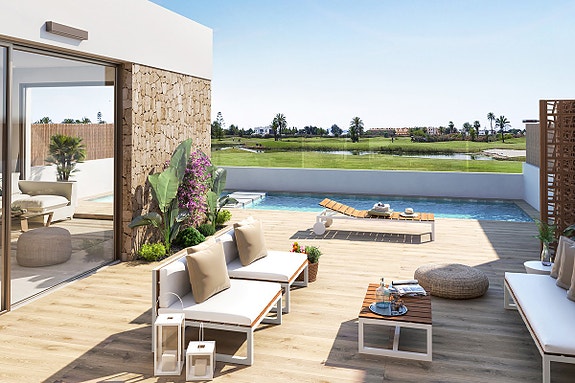 Ny villa ved golfbanen | Privat basseng | Takterrasse | Alt inkludert