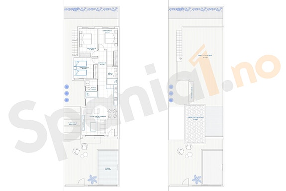 Plantegning villa 2-5