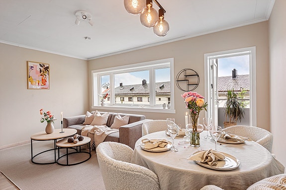 - En nydelig 3-roms på ettertraktede Landås, med "alt" du skulle behøve like utenfor egen inngangsdør. Foto: Arvid Berg -