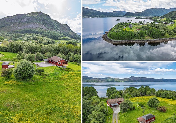 Velkomen til Slagnesvegen 137 og dette flotte småbruket!