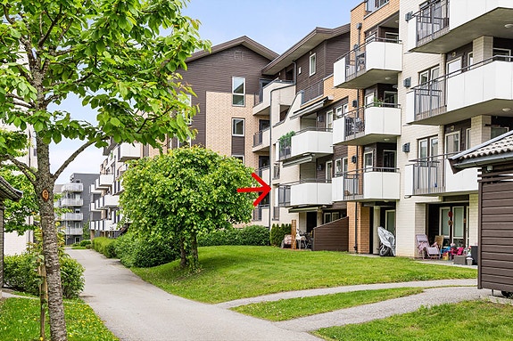 Velkommen til Såvegen 1 C! En lys og fin 3-roms selveierleilighet med flott planløsning. (Foto: Trond Walsø).