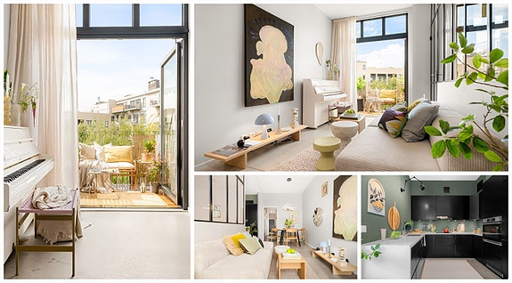 Nå kan denne fabrikkleiligheten på Rosenhoff bli din! Kun et steinkast fra Carl Berner og med gangavstand til Grünerløkka.