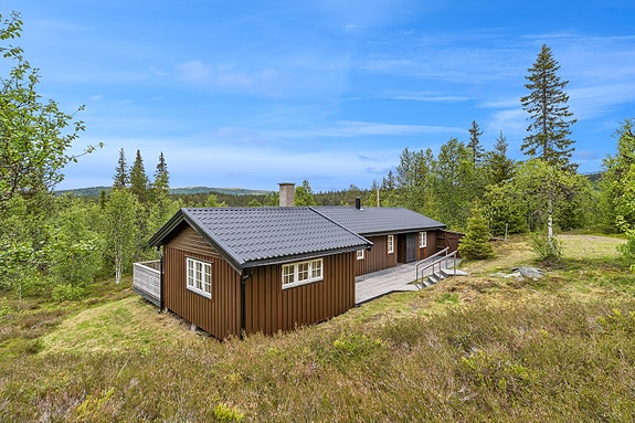 Trivelig hytte på Tylldalskjølen | Oppgradert 2018-2020 | Stor terrasse og ski-inn/ut til langrennsløyper, Tynset