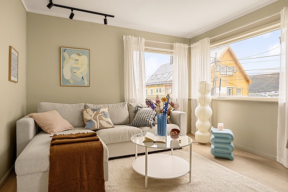 Laksevåg | Superfin 2-roms leilighet med sentral beliggenhet - Stor felles terrasse - Fin utsikt, Laksevåg