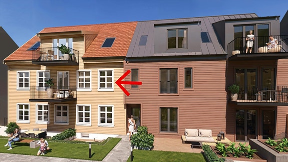 Sentrumsnær 5-roms leilighet like ved Danmarksplass med gode kvaliteter | Heis i bygget | Nær bybane, Bergen