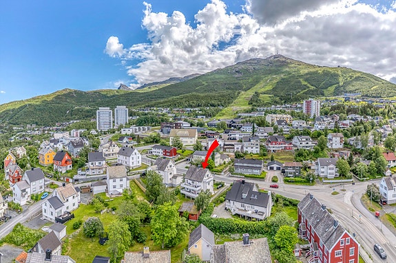 Fra eiendommen er det også nærhet til Narvikfjellet.