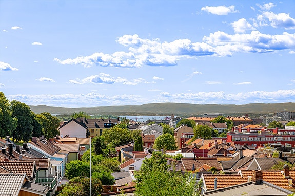 Velkommen til Etterstadgata 11B en sjarmerende leilighet med nydelig utsikt mot nærområdet og Oslofjorden. Foto Andreas Nilsen Rekyl foto.
