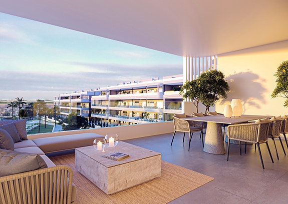Terrasse og hage