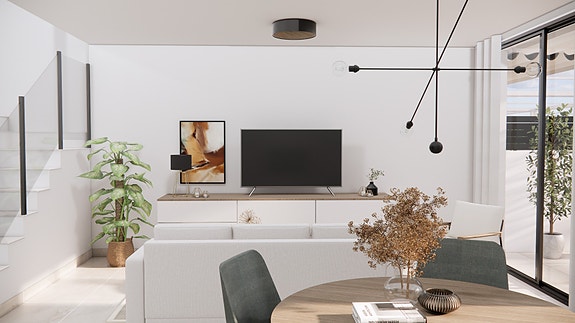Moderne rekkehus | 3 sov og 2 bad | Stor uteplass | Mulighet for basseng og takterrasse