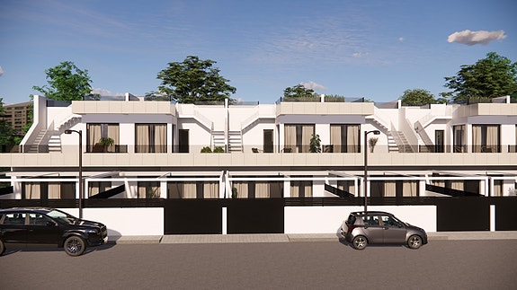 Moderne rekkehus | 3 sov og 2 bad | Stor uteplass | Mulighet for basseng og takterrasse