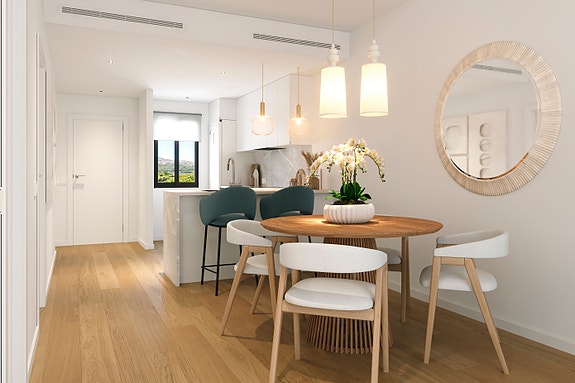 Sørvendt hjørnetoppleilighet med 2 soverom og 81 m² privat takterrasse