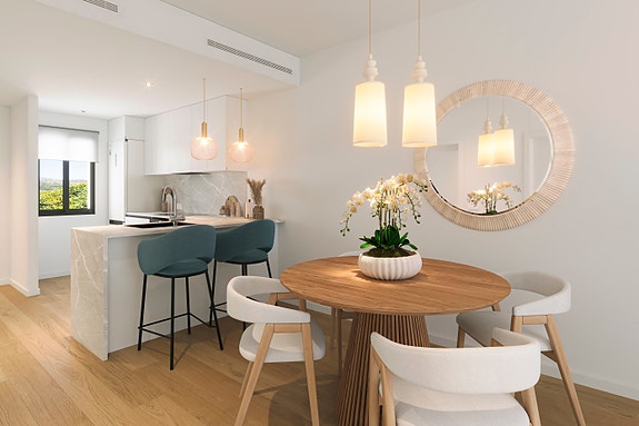 Sørvendt hjørnetoppleilighet med 2 soverom og 81 m² privat takterrasse