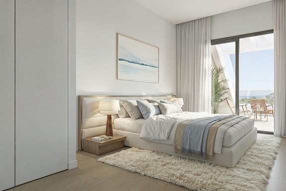 Ny leilighet med 3 soverom | 46 m² terrasse og havutsikt | Flotte fellesområder i Finestrat