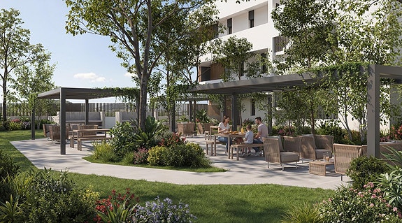 Ny leilighet med 3 soverom | 46 m² terrasse og havutsikt | Flotte fellesområder i Finestrat