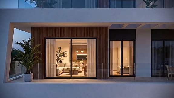 Ny leilighet med 3 soverom | 46 m² terrasse og havutsikt | Flotte fellesområder i Finestrat