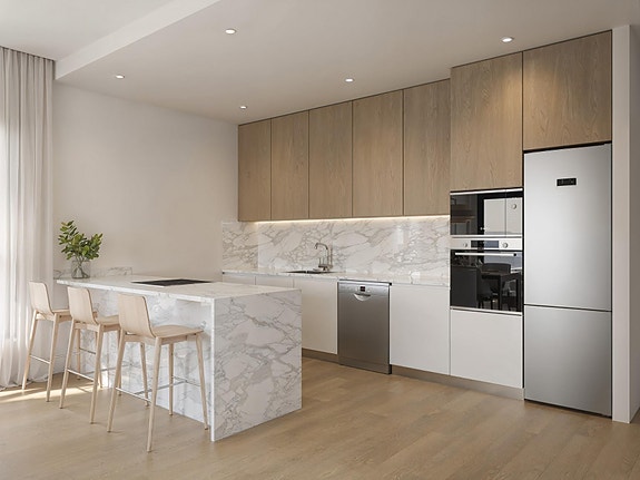 Ny leilighet med 3 soverom | 46 m² terrasse og havutsikt | Flotte fellesområder i Finestrat