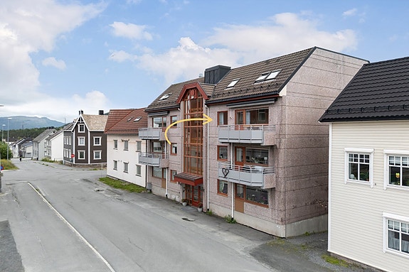 Leiligheten ligger i 3.etasje
