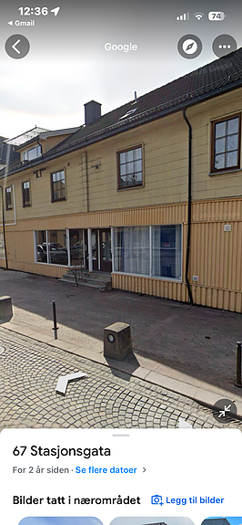 Fasaden av stasjonsgata 64