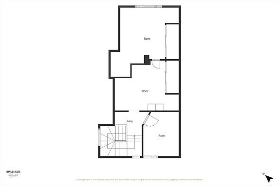 Plantegning loftsetasje