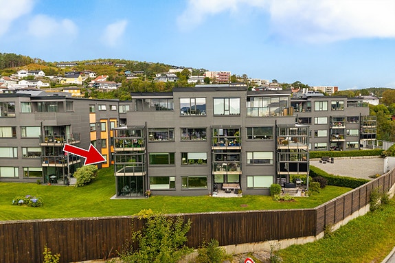 Haukedalsveien 113C - Velkommen til visning! (foto: Stian Inderhaug)