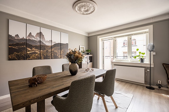 Velkommen til Christies gate 7! Presentert av Magnus og Eirik v/Nordvik Grünerløkka. Foto: Truls Myklevik