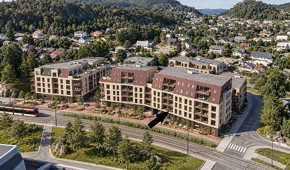 Velkommen til Sandsli Stasjon! - Moderne og arealeffektiv leilighet med innflytting i Q4 - 2026