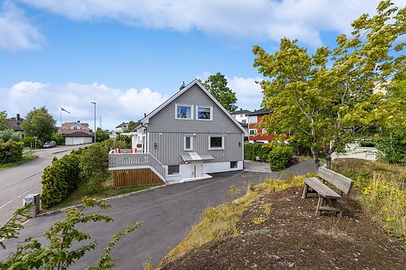Velkommen til Baggerødgata 28 presentert av Kaia Hostvedt Dahle. Fotograf: Paul Thürmer.