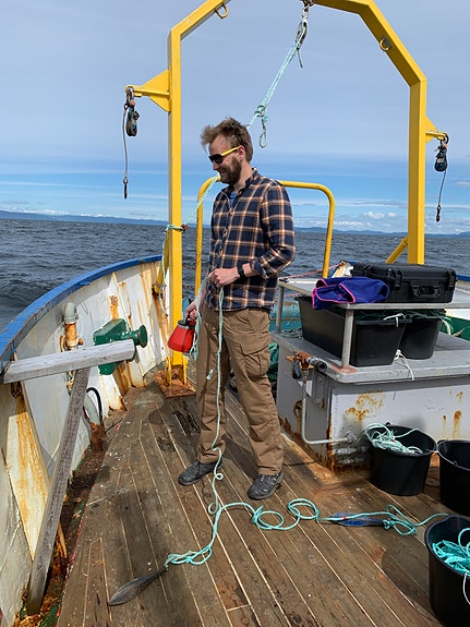 Sea trial in Trondheimsfjorden