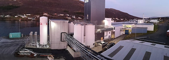 6 500 m2 prosessanlegg