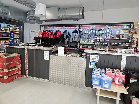 Bilde frå butikken i Sogndal