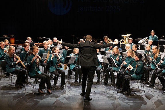 Randesund skolemusikk under NM skolekorps janitsjar 2025