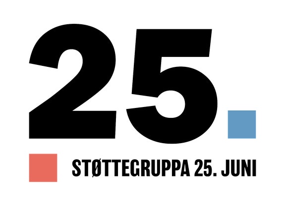 Støttegruppa 25. juni logo