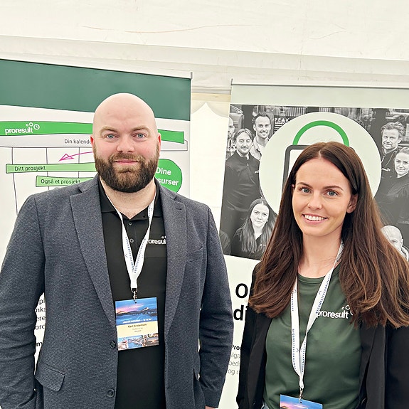 Karl og Andrea er regionansvarlige for henholdsvis øst og vest i Proresult