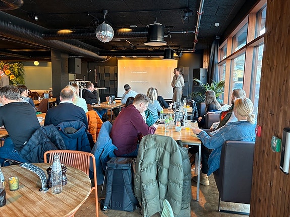 Fra en av våre månedlige kontordager med faglig og sosial fokus 😊