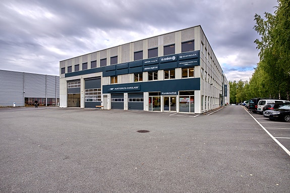 Parkering på eget området med bom