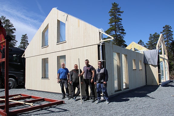 Varde hytte fra den nye produksjonslinjen