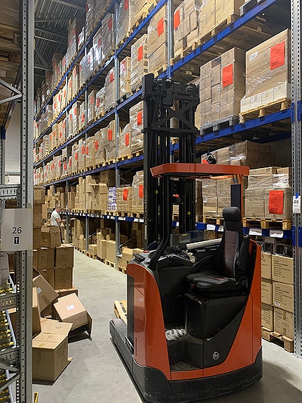 Truckkjøring skyvemast