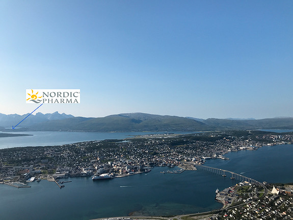 Nordic Pharma er lokalisert i Kaldfjord, ca. 20 min. kjøretur fra Tromsø sentrum