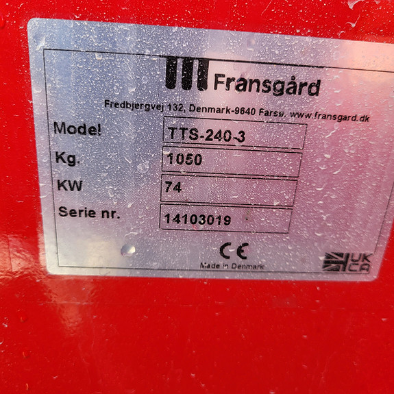 Fransgård TTS-240-3 2024, kr 149 000,-