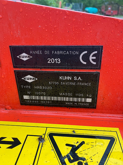 Kuhn HRB302D