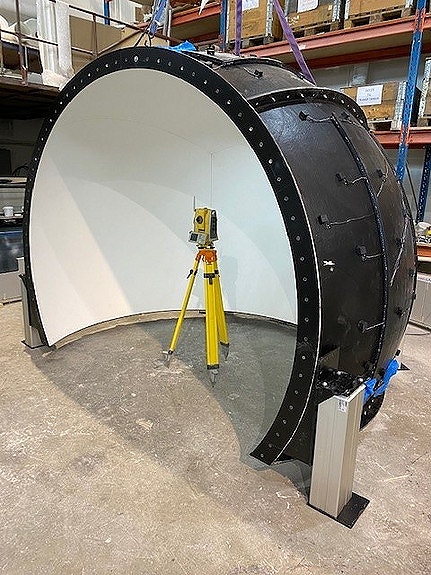 Skjerm til flysimulator