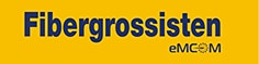 Fibergrossiten Emcom as logo