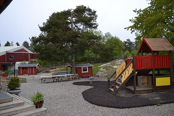 Barnehagens inngangsparti