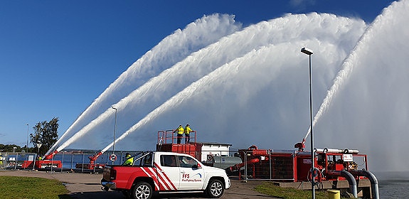 Verden største flow show med 165 000 liter per minutt