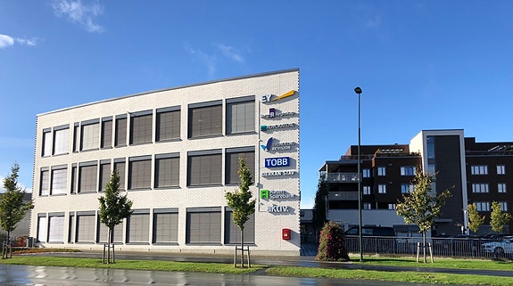 Moderne kontor i godt fellesskap med andre selskap