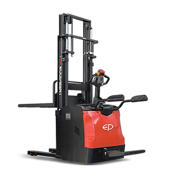 EP ES16-RS - NYE MASKINER PÅ LAGER! Elektrisk palle stabler, kapasitet 1600 KG - løfte høyde 4800 MM (fri løft 1690 MM.) Leveres med litium batteri (6 - års garanti)