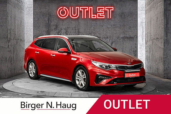 Bruktbil til salgs: Kia Optima - 2020 - Rød - 205 hk - Stasjonsvogn ...