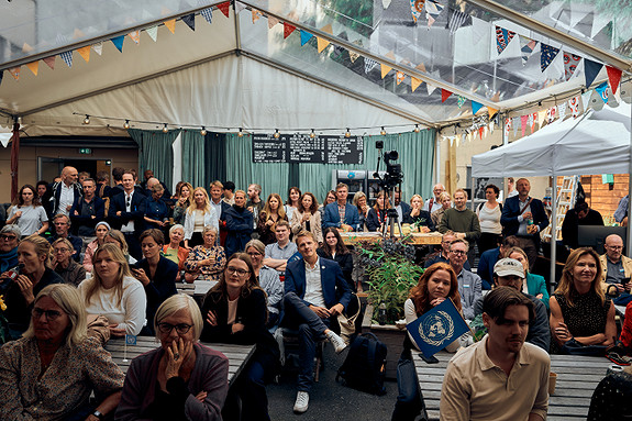 Vi samler også til åpne arrangementer for å sette fokus på bærekraft og ansvarlig næringsliv.